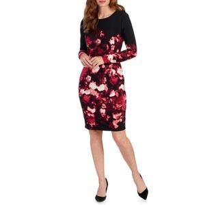 🔥Carmen Marc Valvo Ombre Midi Dress